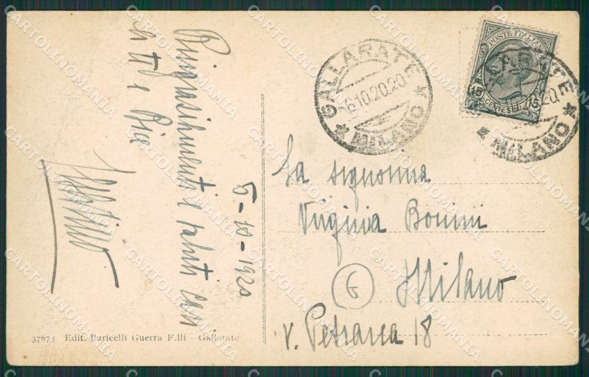 Varese Gallarate PIEGA cartolina QK6050 – retro