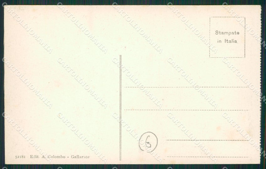 Varese Gallarate cartolina QK6053 – retro