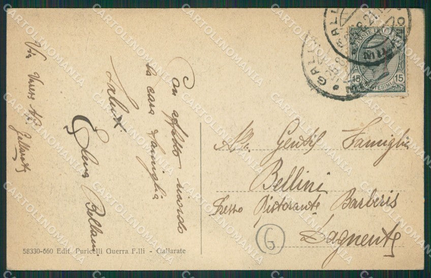 Varese Gallarate cartolina QK6058 – retro