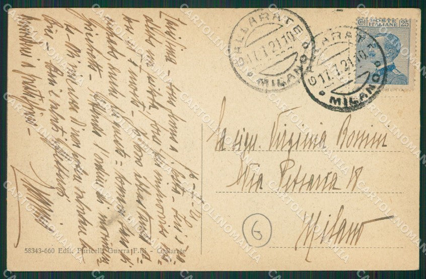 Varese Gallarate cartolina QK6059 – retro