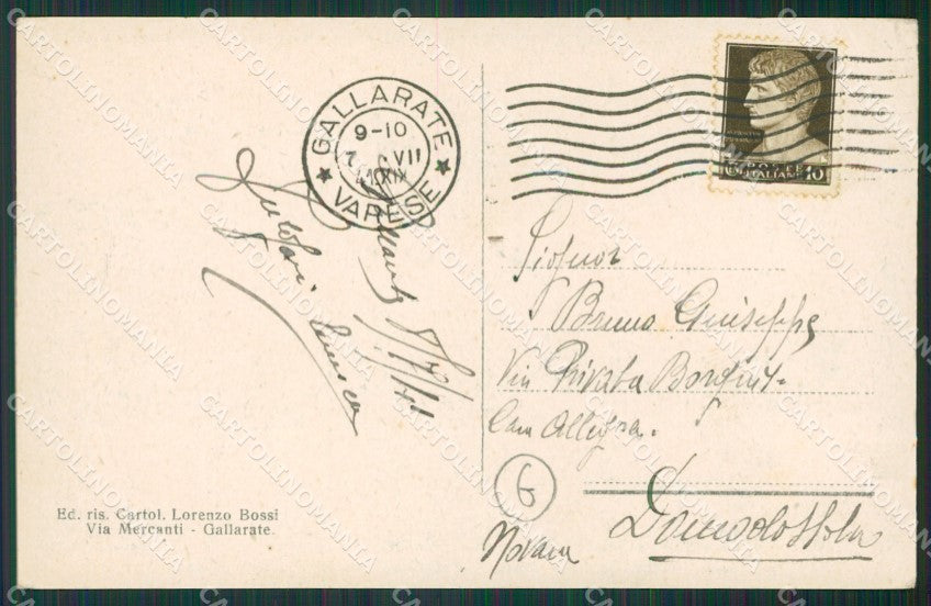 Varese Gallarate cartolina QK6064 – retro