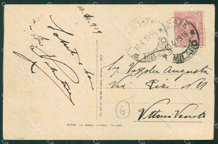 Varese Gallarate cartolina QK6066 – retro