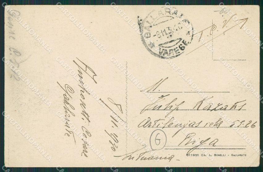 Varese Gallarate cartolina QK6070 – retro