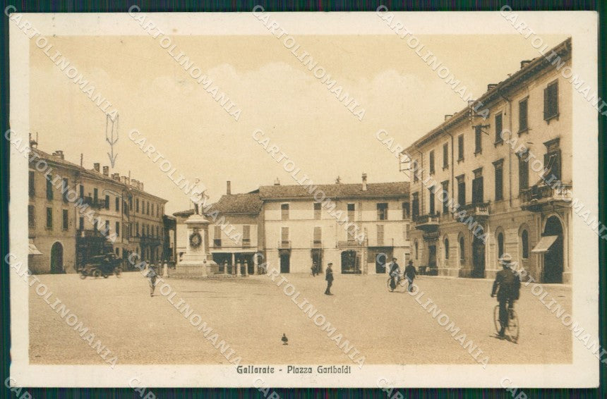 Varese Gallarate Garibaldi cartolina QK6073 – fronte