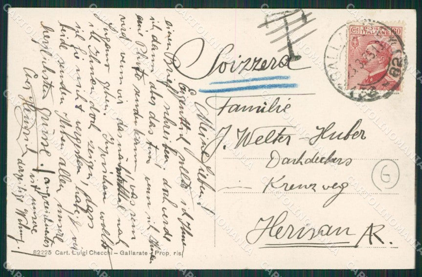 Varese Gallarate Garibaldi cartolina QK6073 – retro