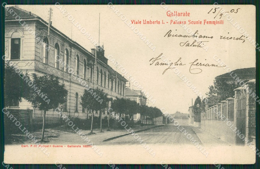 Varese Gallarate cartolina QK6074 – fronte