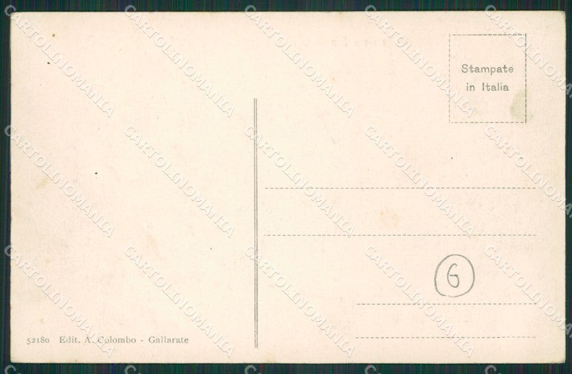 Varese Gallarate cartolina QK6089 – retro