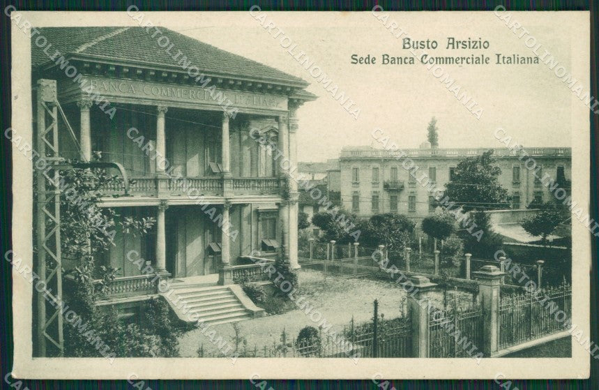 Varese Busto Arsizio Banca cartolina QK6095 – fronte