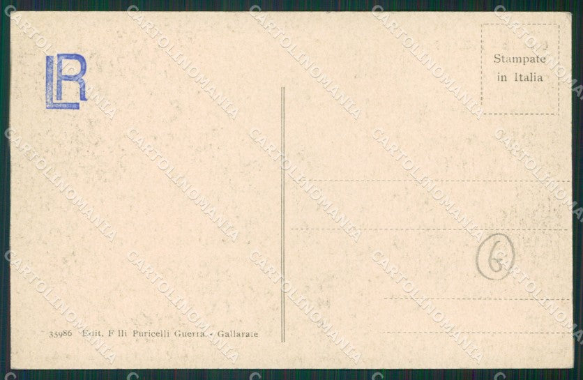 Varese Gallarate cartolina QK6096 – retro
