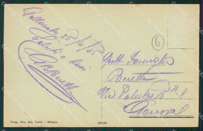 Varese Gallarate cartolina QK6097 – retro
