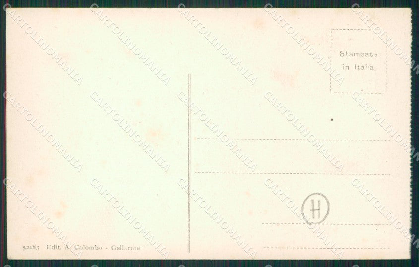 Varese Gallarate cartolina QK6103 – retro