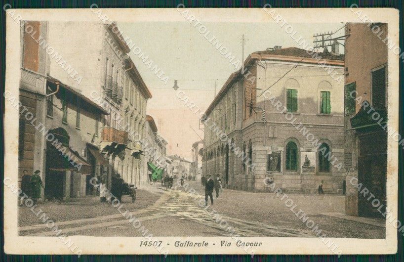 Varese Gallarate PIEGA cartolina QK6111 – fronte