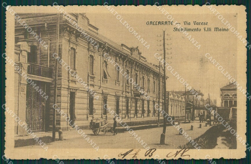 Varese Gallarate cartolina QK6119 – fronte