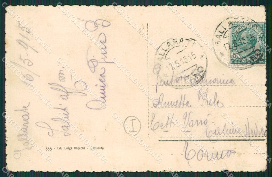 Varese Gallarate cartolina QK6119 – retro