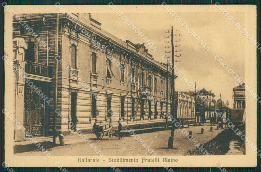 Varese Gallarate PIEGHINA cartolina QK6124 – fronte