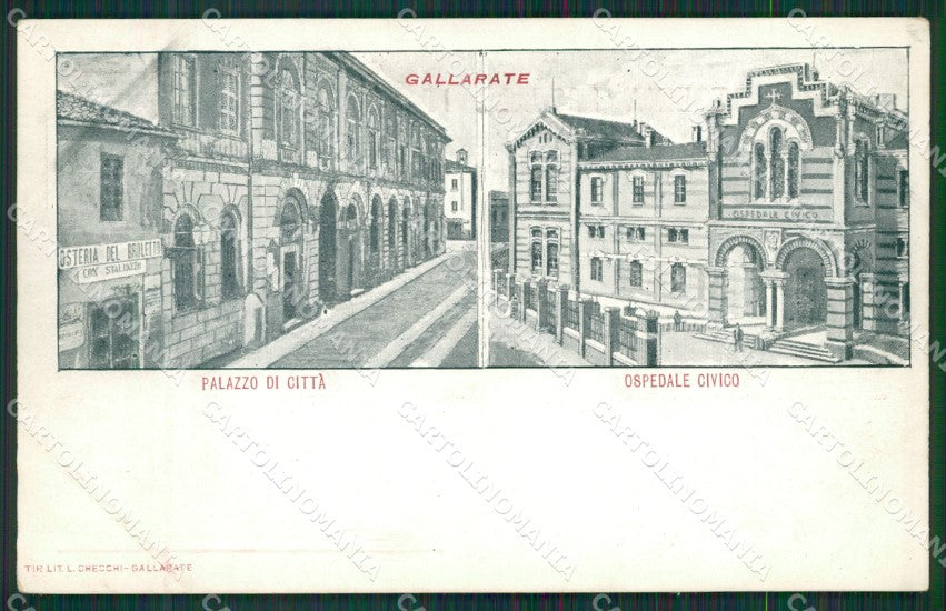 Varese Gallarate cartolina QK6125 – fronte