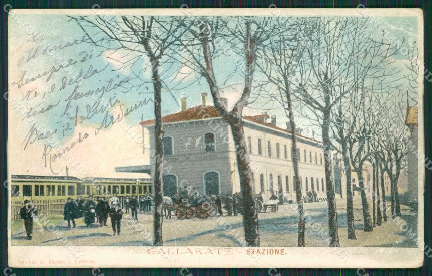 Varese Gallarate Stazione ABRASA cartolina QK6130 – fronte