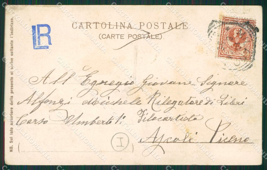 Varese Gallarate Stazione ABRASA cartolina QK6130 – retro