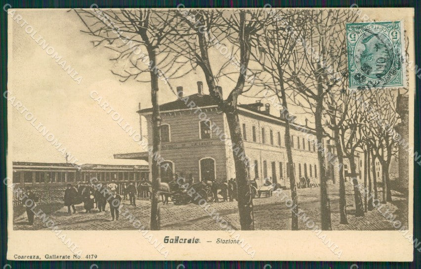 Varese Gallarate Stazione cartolina QK6132 – fronte