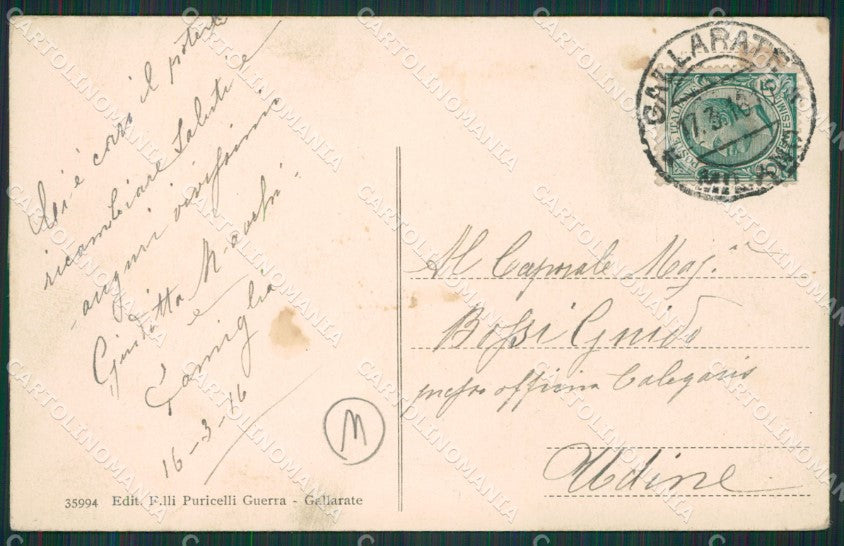 Varese Gallarate cartolina QK6146 – retro