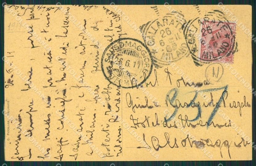 Varese Gallarate cartolina QK6152 – retro