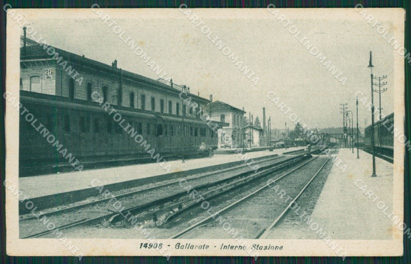 Varese Gallarate Stazione Treno cartolina QK6155 – fronte