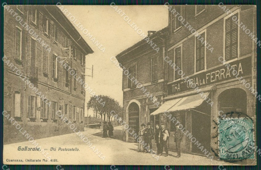 Varese Gallarate cartolina QK6157 – fronte