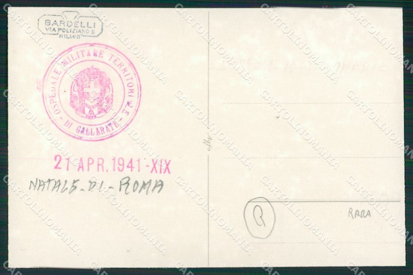 Varese Gallarate Fascismo Militari Foto cartolina QK6159 – retro