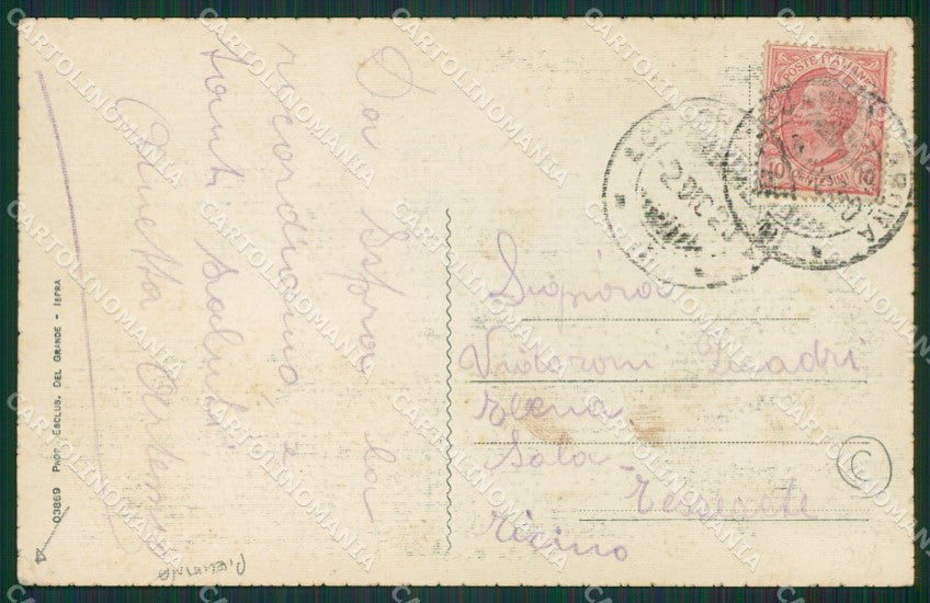 Varese Ispra PIEGHINA cartolina QK6164 – retro