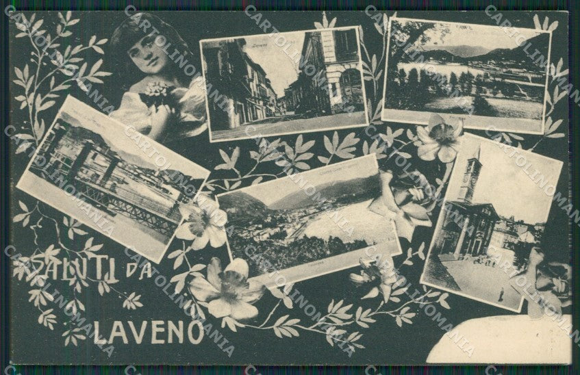 Varese Laveno cartolina QK6167 – fronte