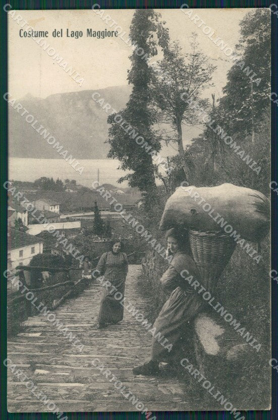 Varese Maccagno Costumi cartolina QK6169 – fronte