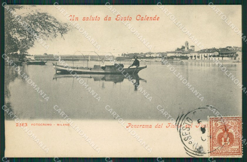 Varese Sesto Calende cartolina QK6178 – fronte