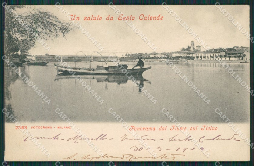 Varese Sesto Calende cartolina QK6179 – fronte