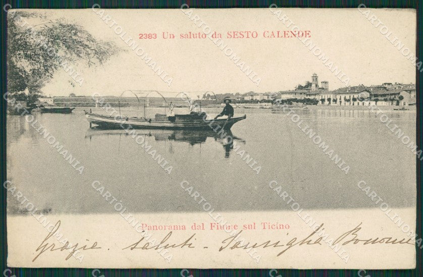 Varese Sesto Calende cartolina QK6180 – fronte