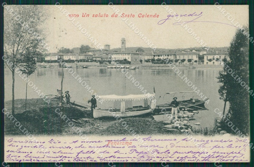 Varese Sesto Calende cartolina QK6181 – fronte