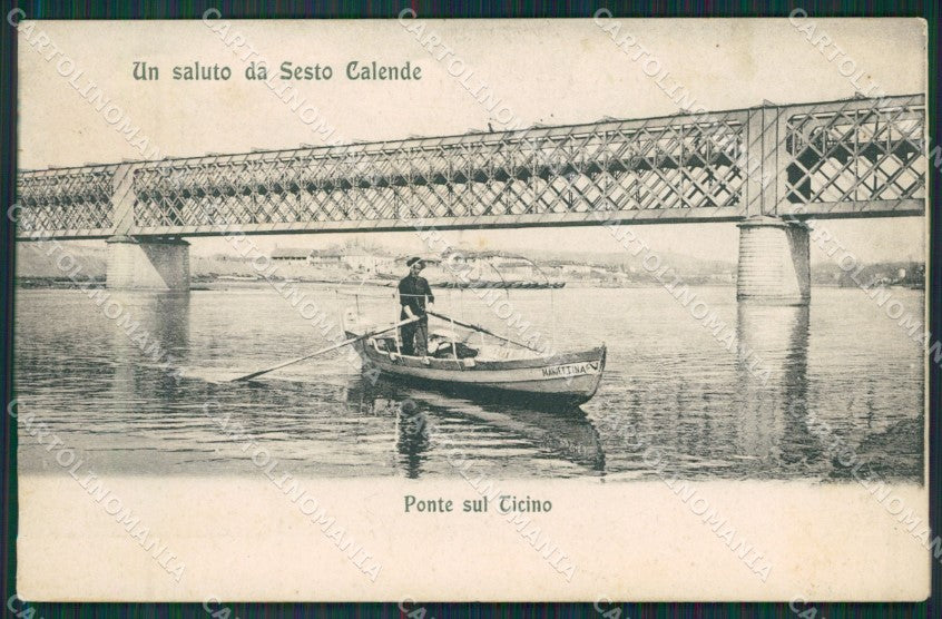 Varese Sesto Calende cartolina QK6184 – fronte