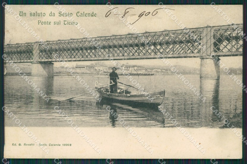 Varese Sesto Calende cartolina QK6185 – fronte