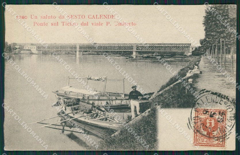 Varese Sesto Calende cartolina QK6191 – fronte