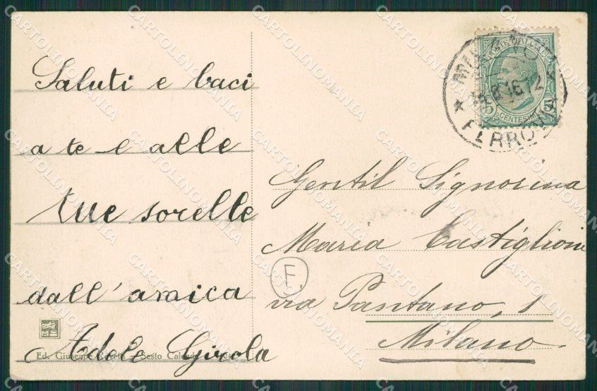 Varese Sesto Calende cartolina QK6193 – retro