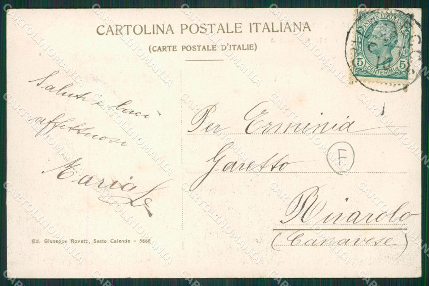 Varese Sesto Calende cartolina QK6195 – retro