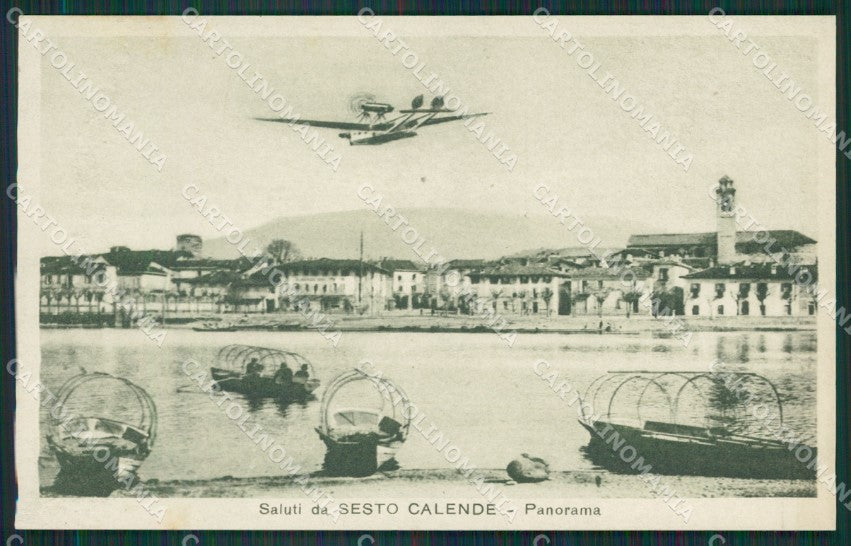 Varese Sesto Calende Idrovolante cartolina QK6198 – fronte
