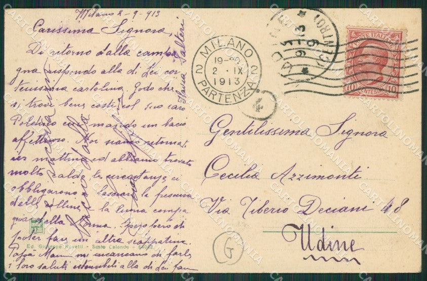Varese Sesto Calende cartolina QK6203 – retro