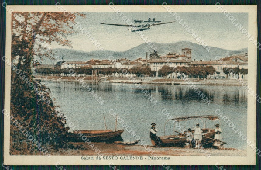 Varese Sesto Calende Idrovolante cartolina QK6208 – fronte