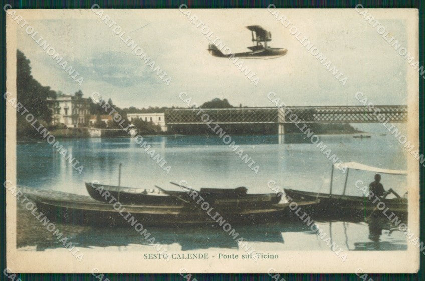 Varese Sesto Calende Idrovolante cartolina QK6210 – fronte