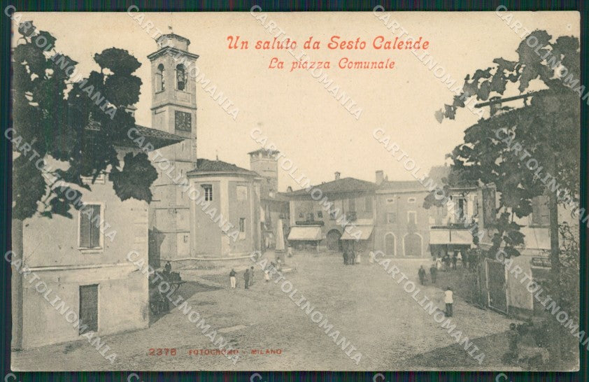 Varese Sesto Calende cartolina QK6213 – fronte