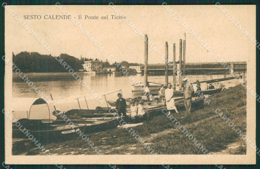 Varese Sesto Calende cartolina QK6216 – fronte