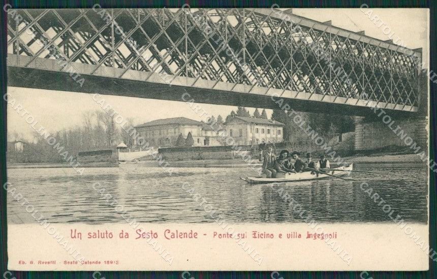 Varese Sesto Calende cartolina QK6219 – fronte