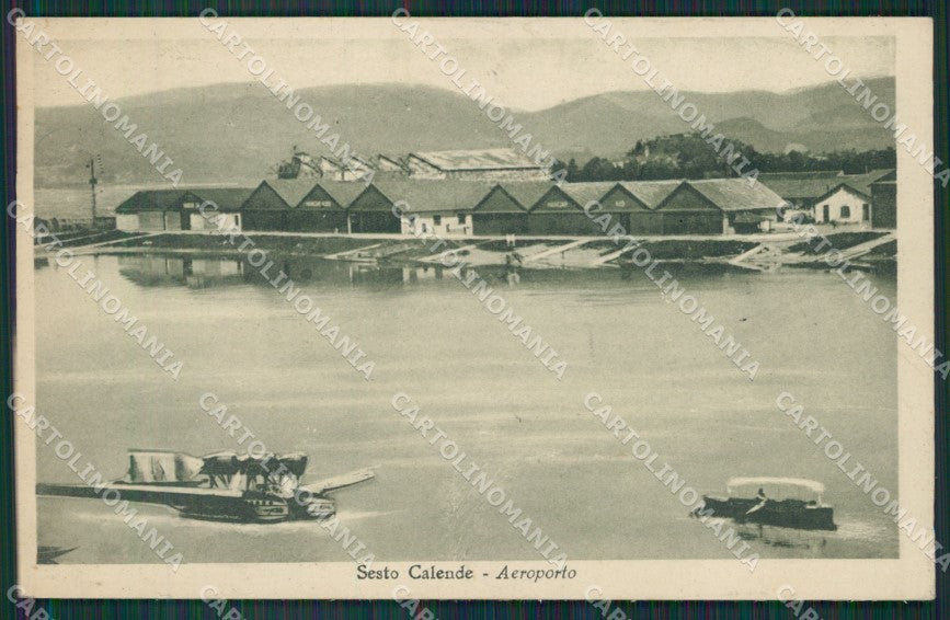 Varese Sesto Calende Idrovolante cartolina QK6225 – fronte