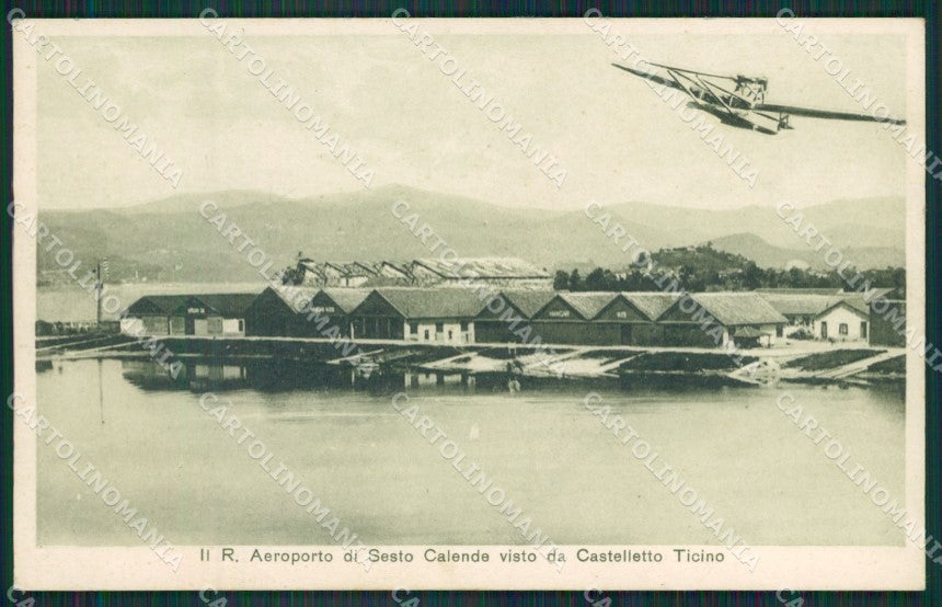 Varese Sesto Calende Idrovolante cartolina QK6228 – fronte
