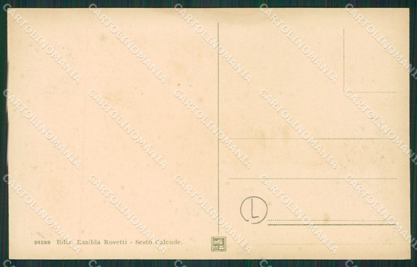 Varese Sesto Calende Idrovolante cartolina QK6233 – retro